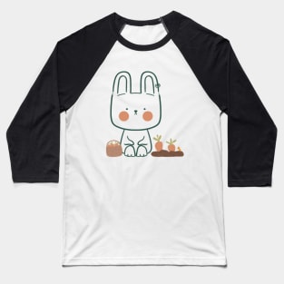 Bunny with his carrot gardern Baseball T-Shirt